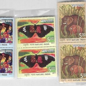 2017 Nature India Set of 6v Pair Stamps MNH